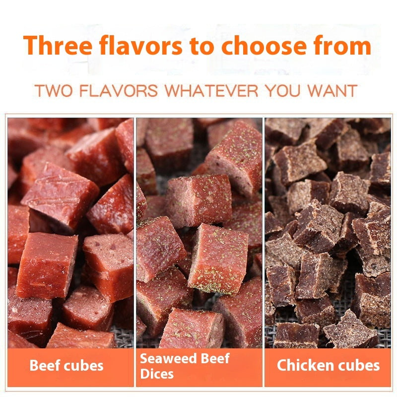 Dog Snacks Dried Beef Cubes Wholesale