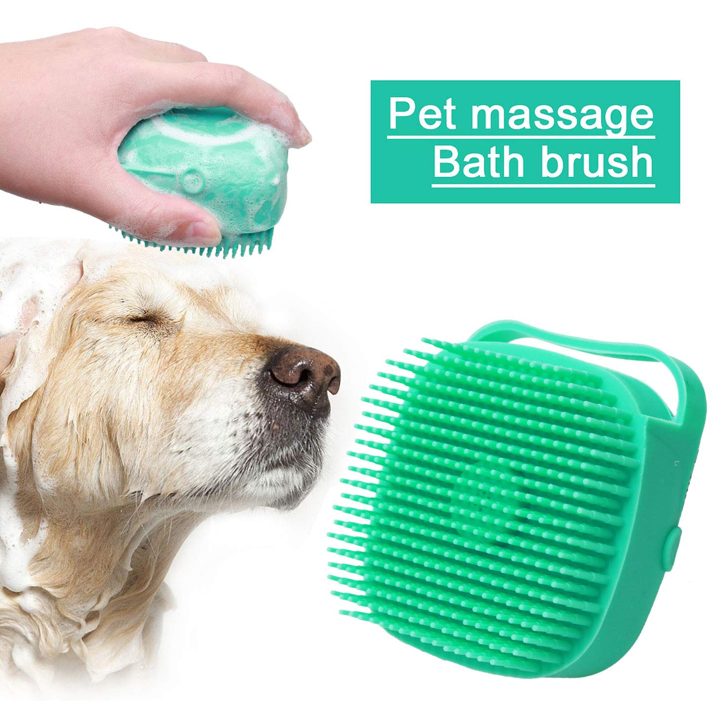 Pet Dog Shampoo Massager Brush Cat
