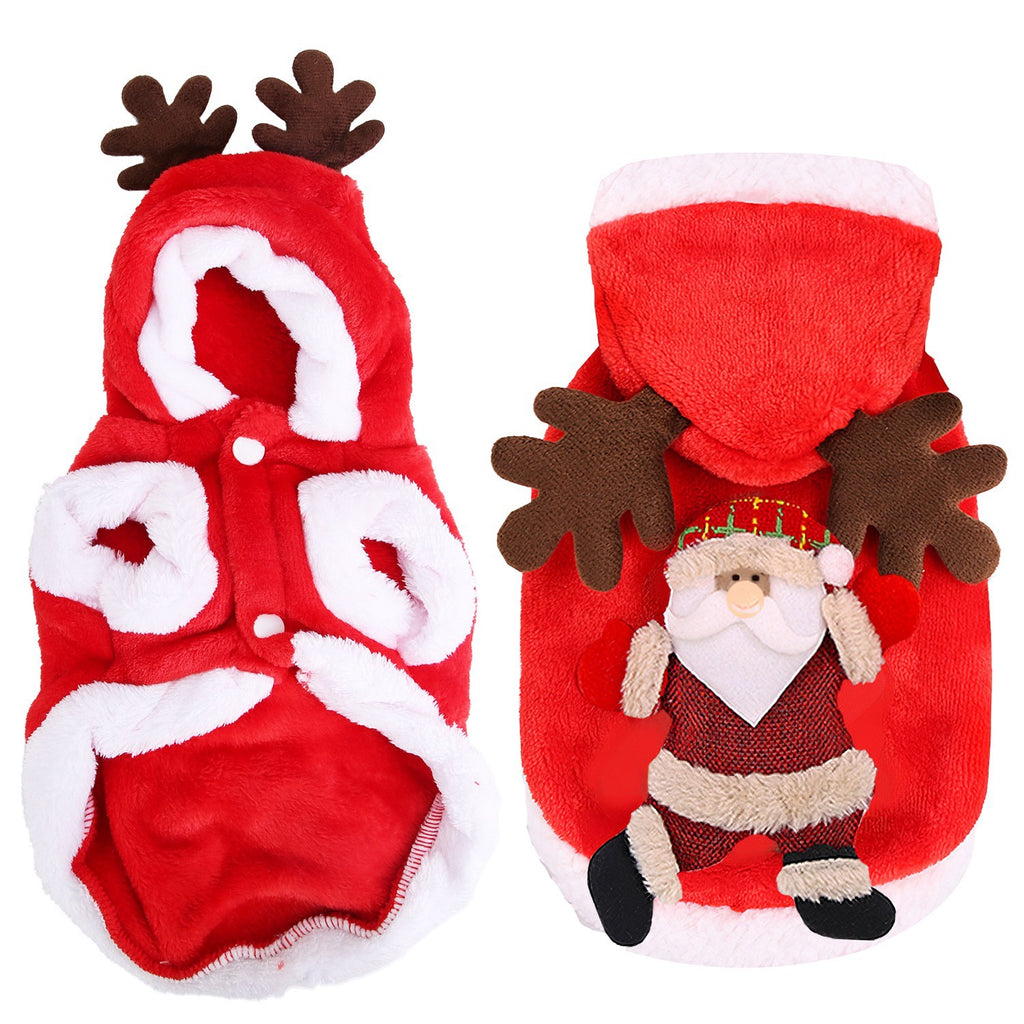 Pet Christmas Clothes Santa Claus