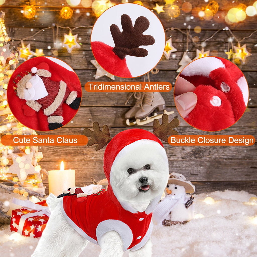 Pet Christmas Clothes Santa Claus