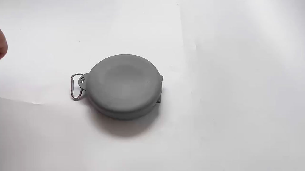 Rubber Foldable Double Bowl Pet Feeding