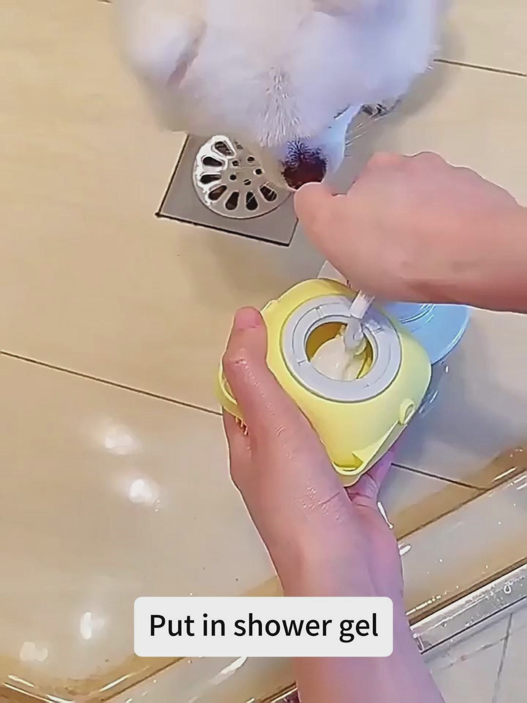 Pet Dog Shampoo Massager Brush Cat